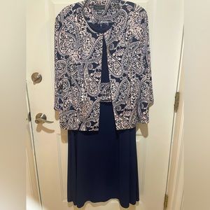 Jessica Howard 2 piece Jacket Dress 24W